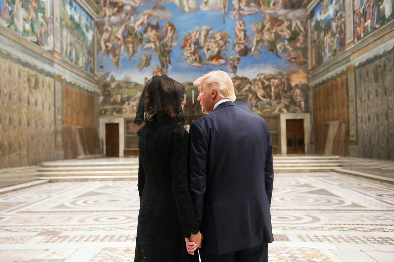 President Donald Trump and Melania